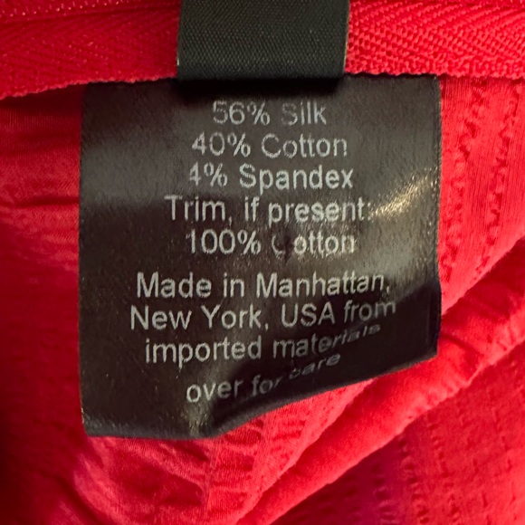 Rachel Comey Amplus Puff Sleeve Red Silk Blouse - Picture 6 of 9